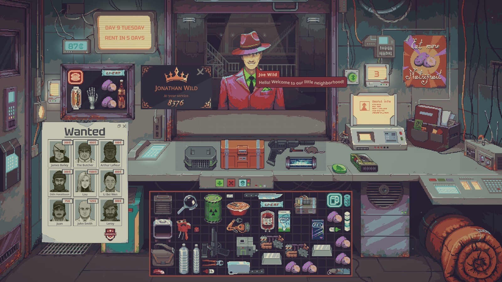 Probably Stolen pawnshop counter with mentor Joe Wild